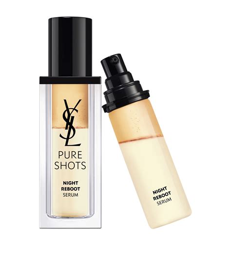 ysl pure shots cleanser|pure shots night reboot.